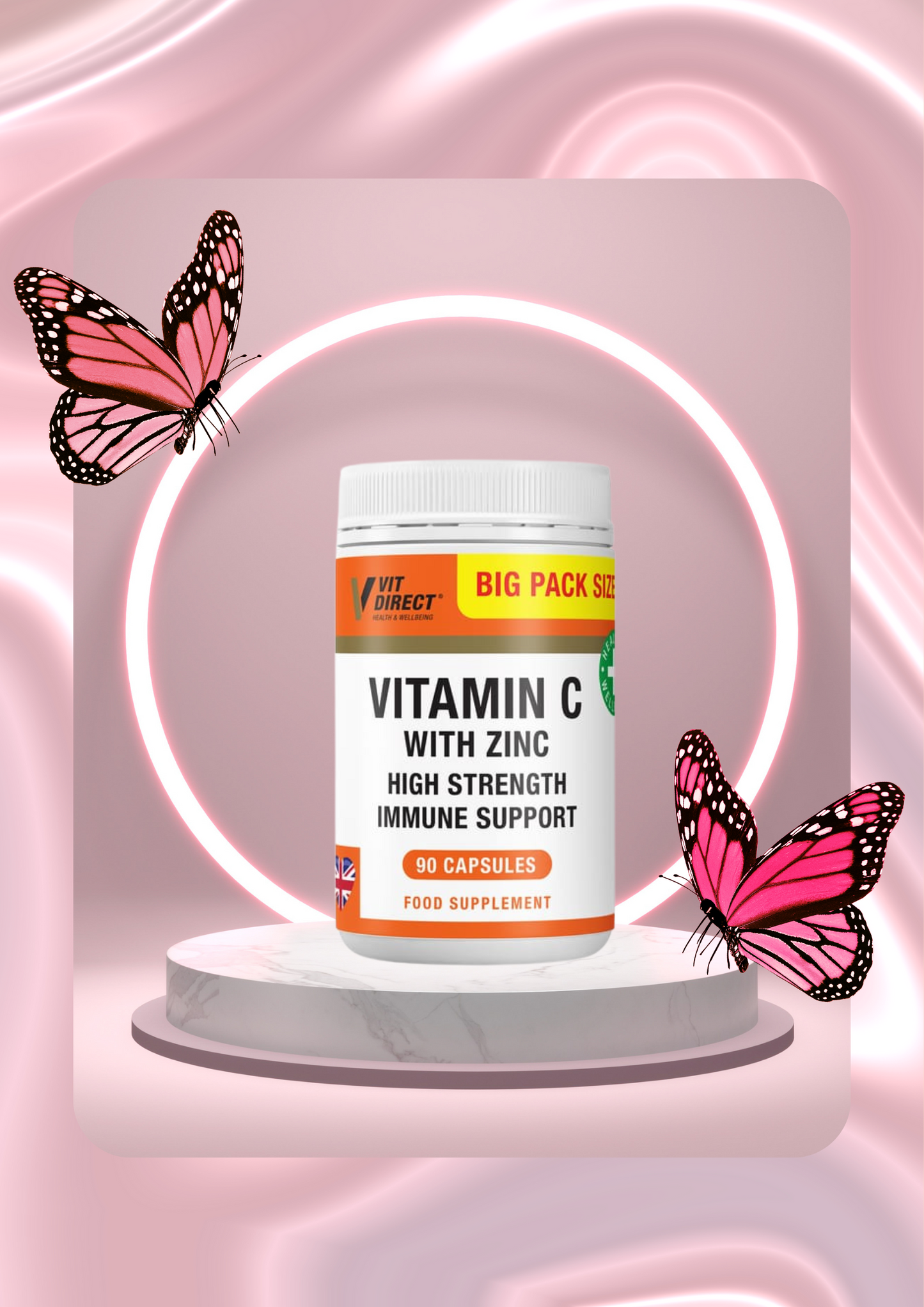 Vitamin C with Zinc Capsules 90s