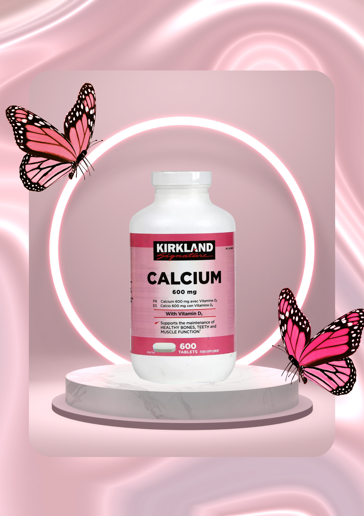 Calcium & Vitamin D3 - 600 Count