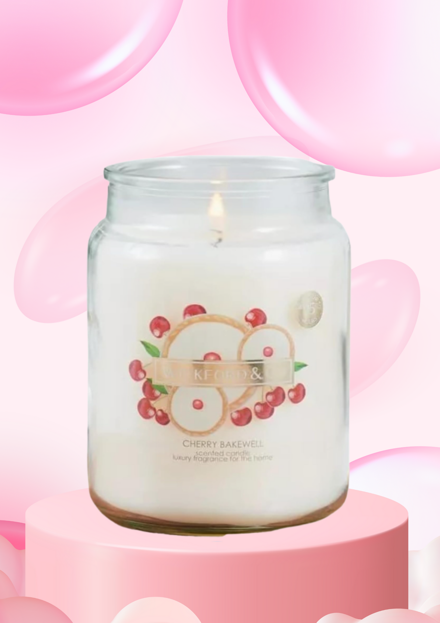 Wickford & Co Scented Candle Jar 510g