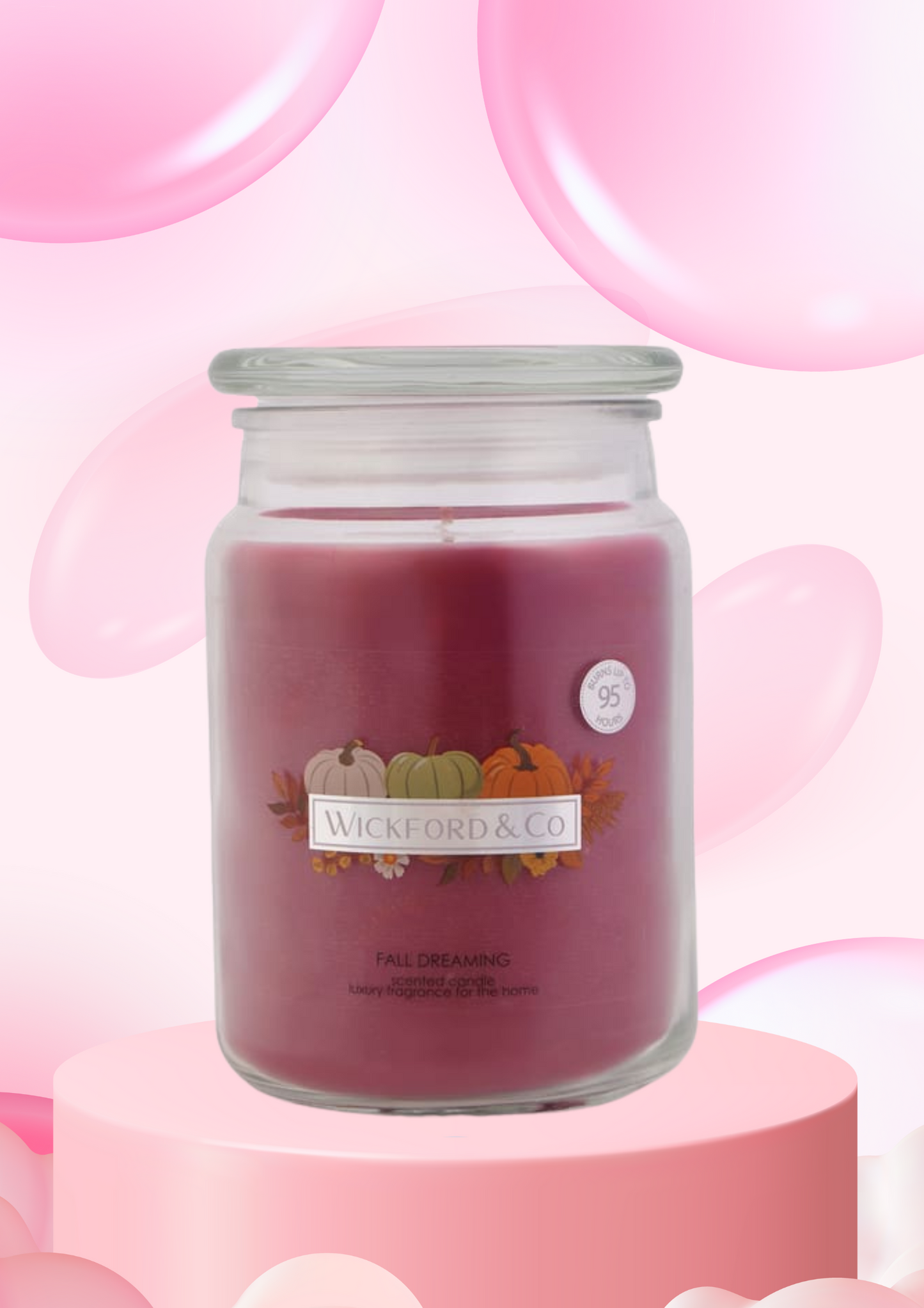 Wickford & Co Scented Candle Jar 510g