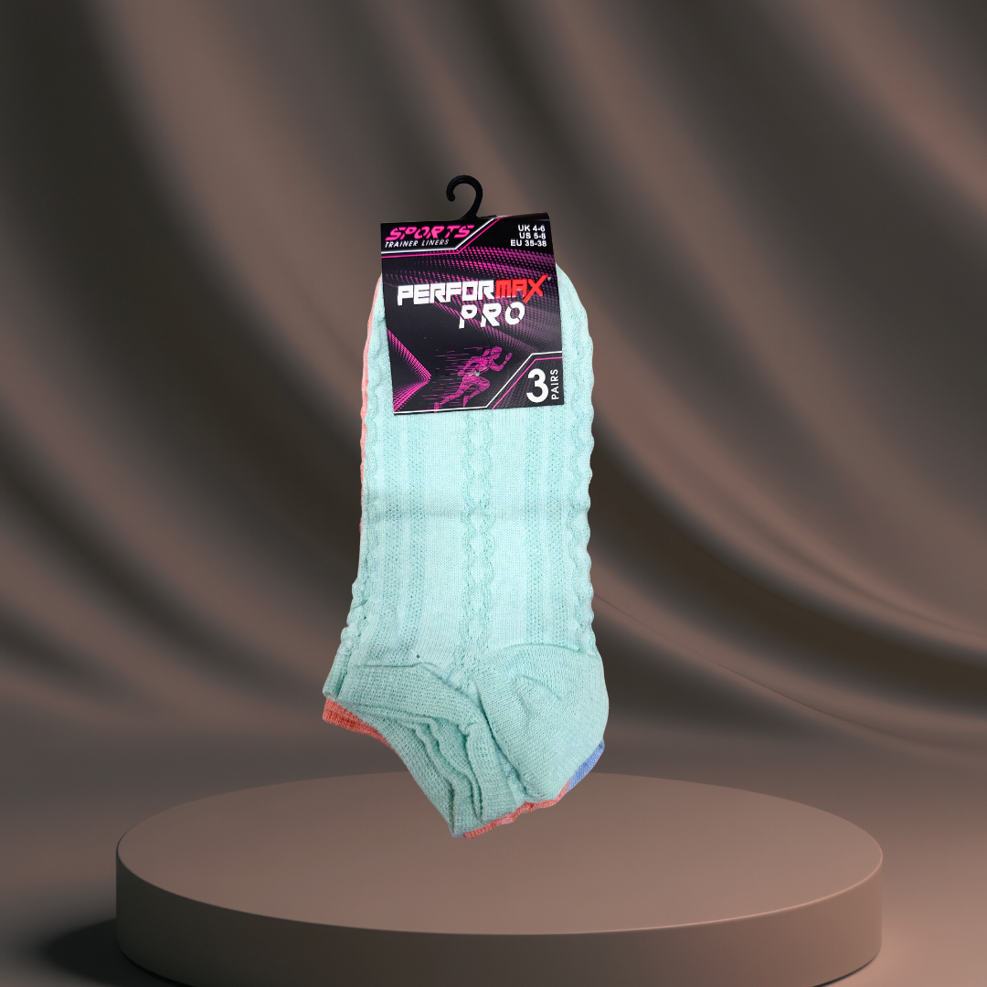 Women's Frill Ankle Socks - 3 Pack