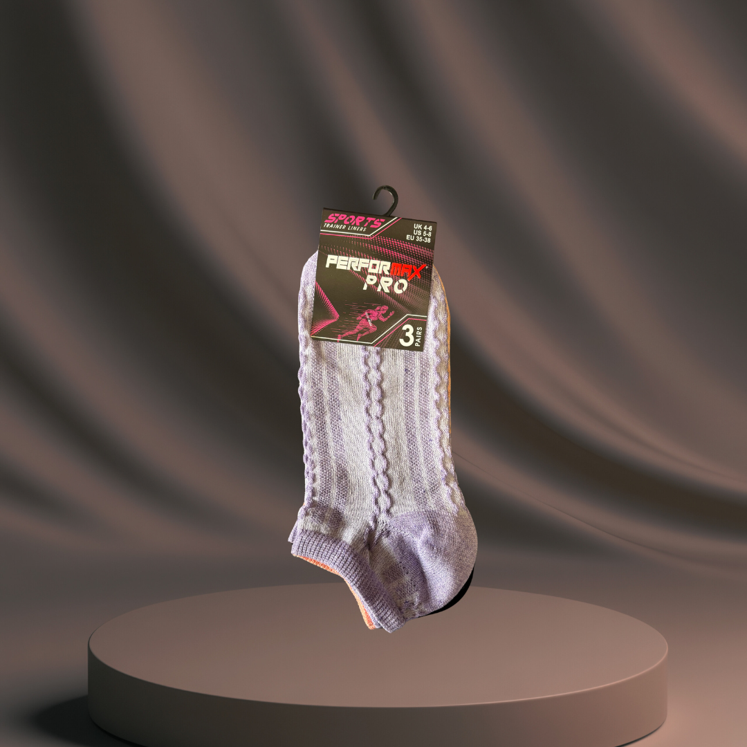 Women's Frill Ankle Socks - 3 Pack