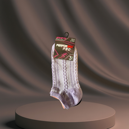 Women's Frill Ankle Socks - 3 Pack