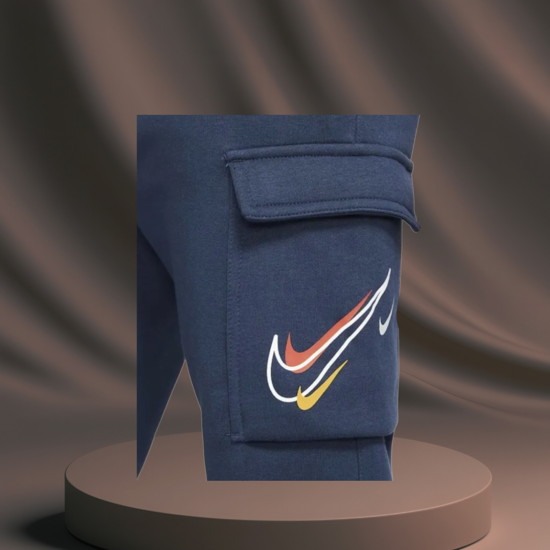 Men's Blue Nike Swoosh Tracksuit - 3 Ticks