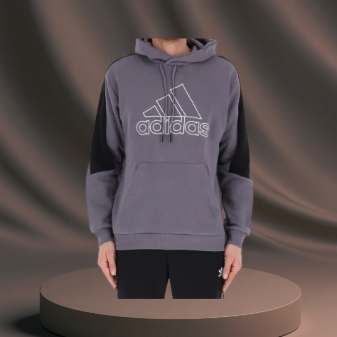 Men's Grey Adidas Hoodie