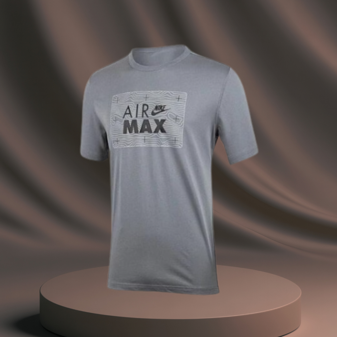 Men's Grey Nike Box Logo T-Shirt