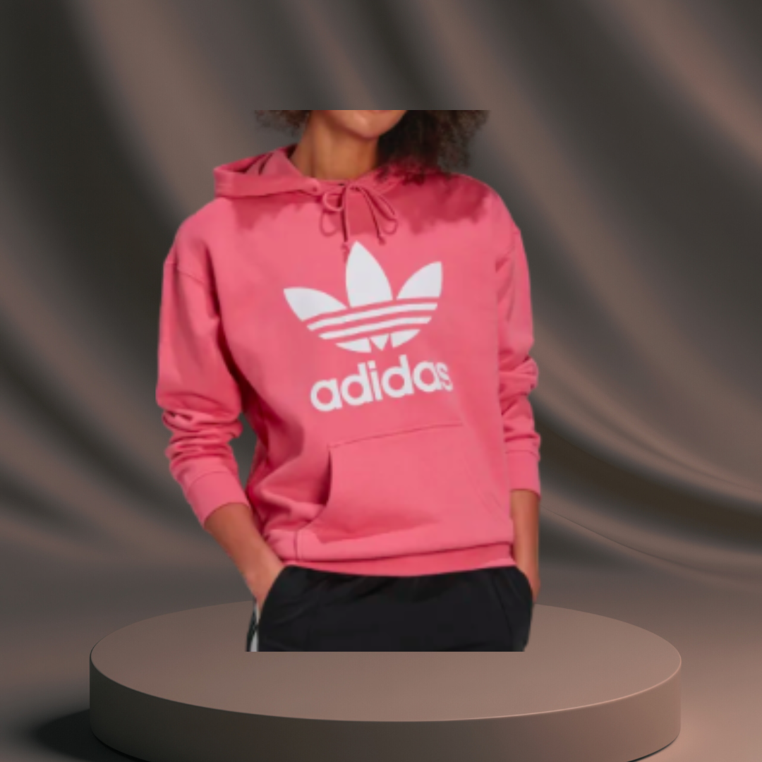 Women's Pink Adidas Hoodie