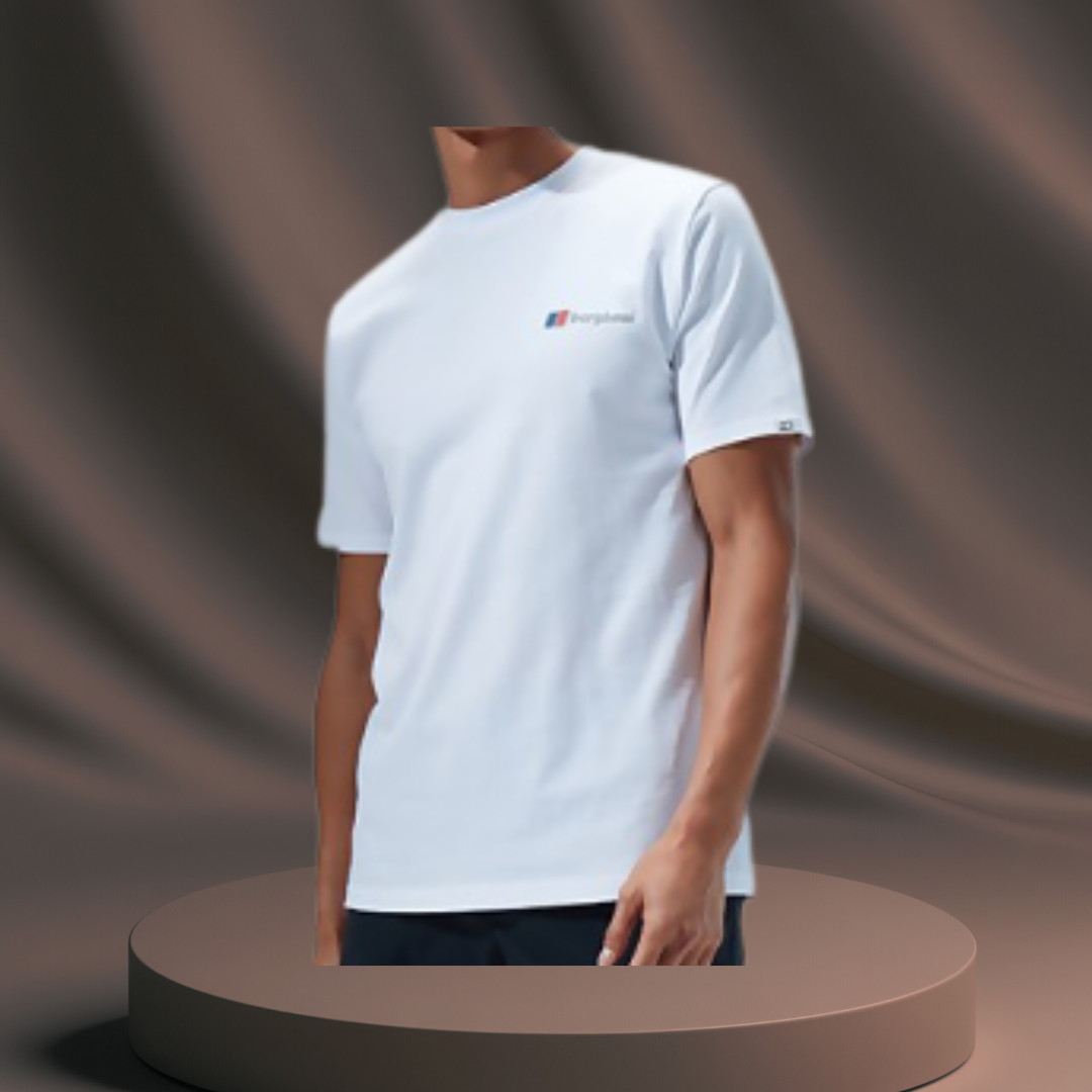 Men's Berghaus T-Shirt - White Calibration Linear