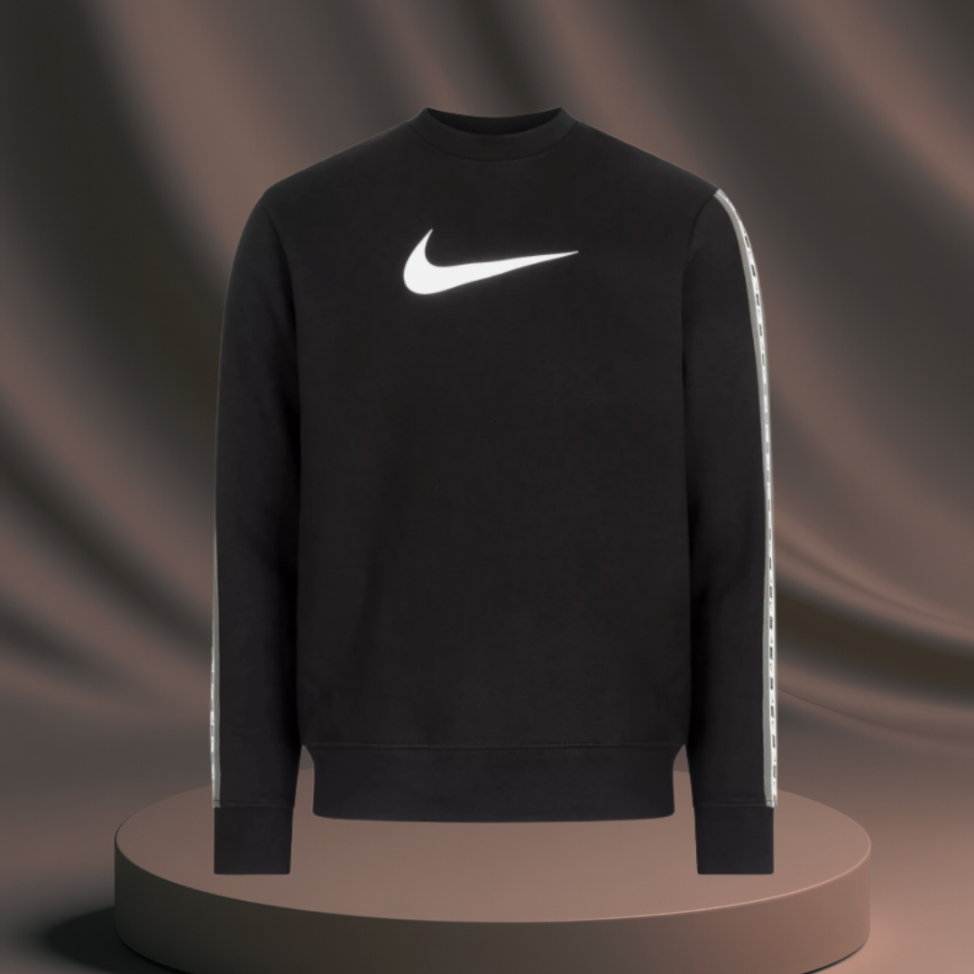 Men's Black Nike Jumper (White Tick)