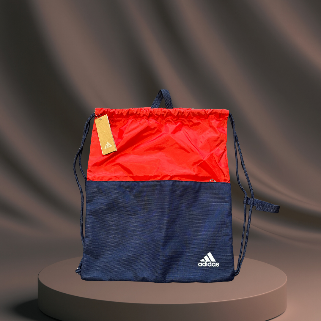 Adidas Drawstring Bag (Red/Blue)