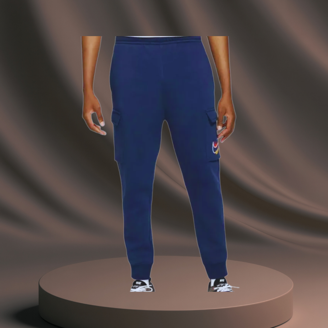 Men's Blue Nike Swoosh Tracksuit - 3 Ticks