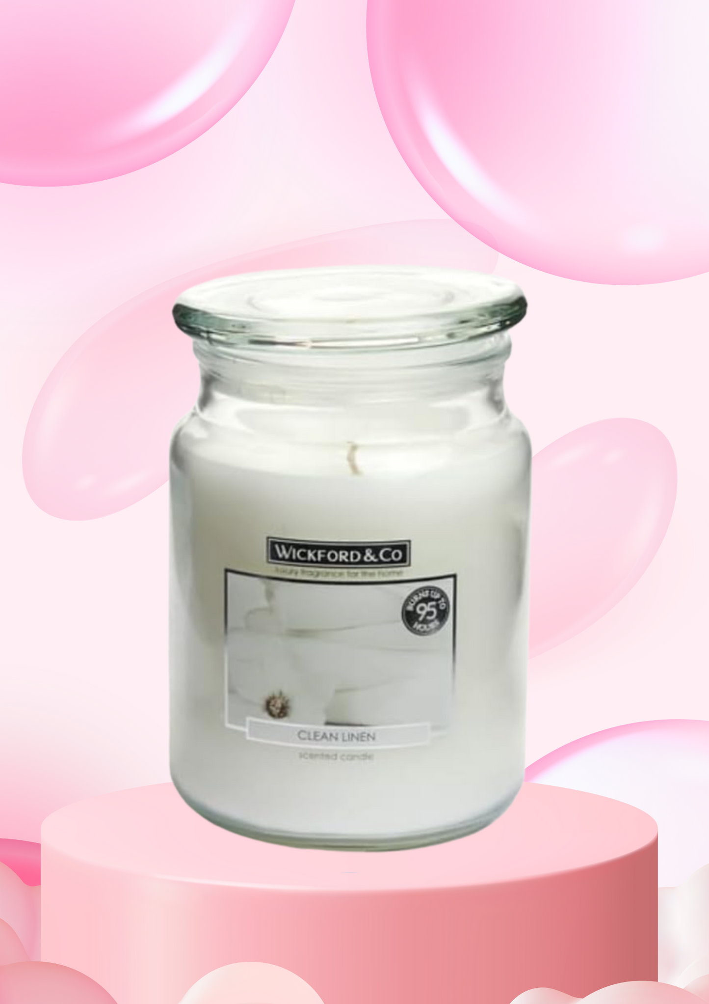 Wickford & Co Scented Candle Jar 510g