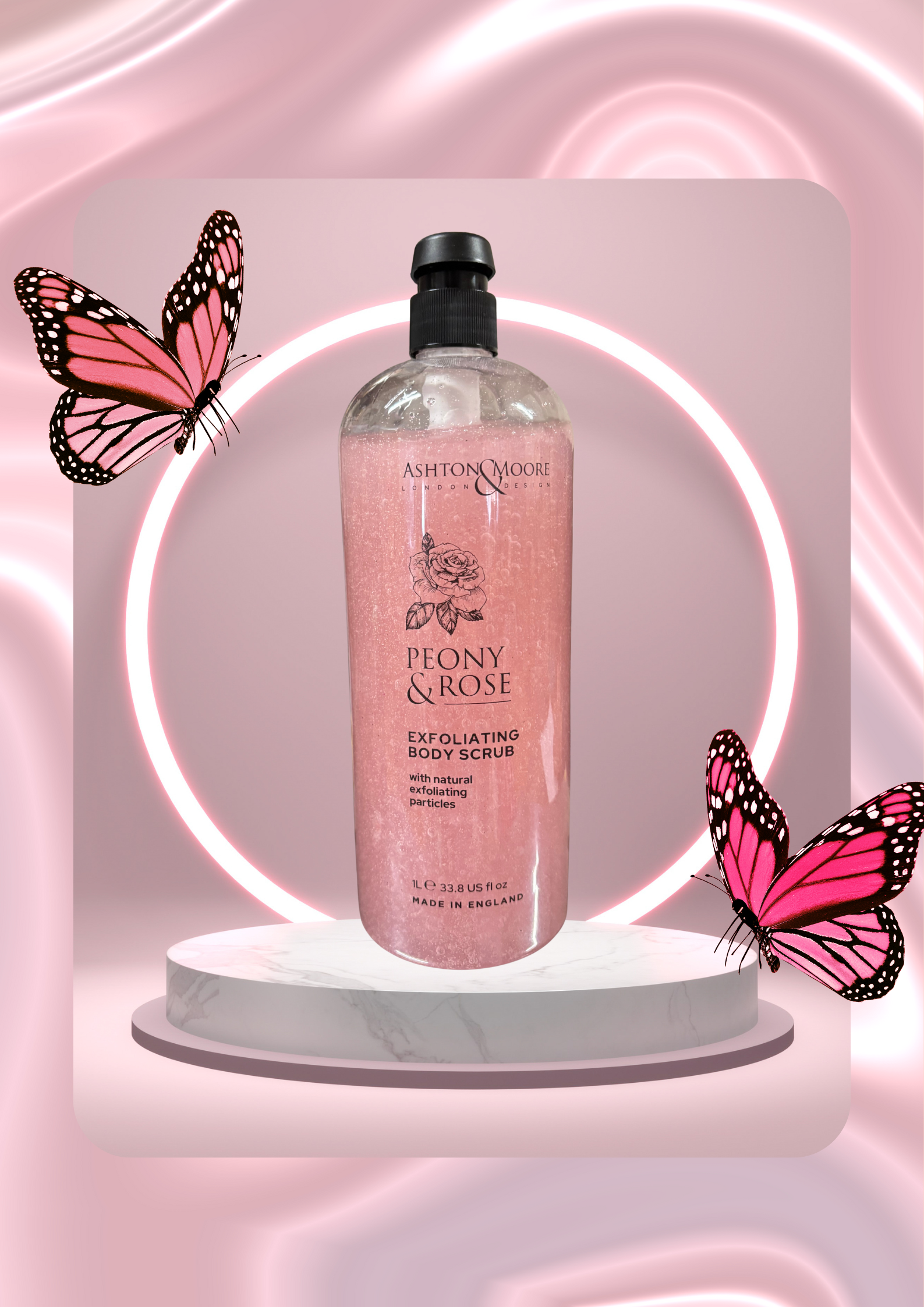 Peony & Rose Exfoliating Body Scrub - 1L
