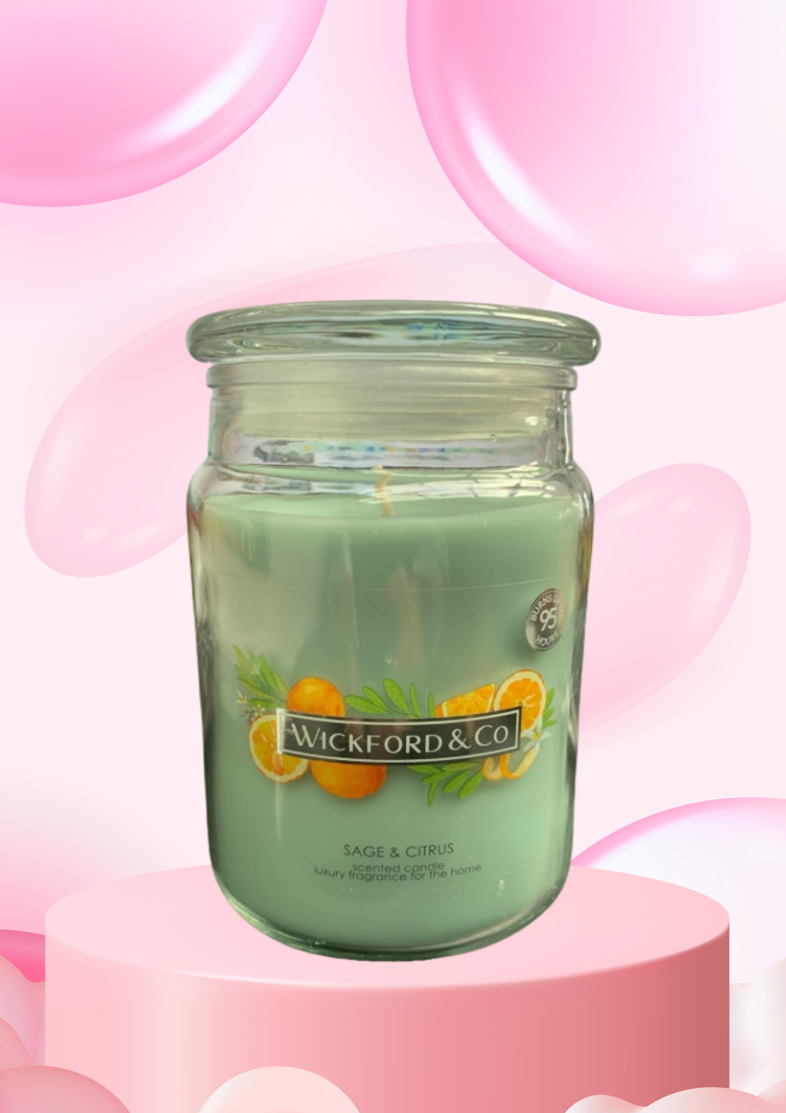 Wickford & Co Scented Candle Jar 510g