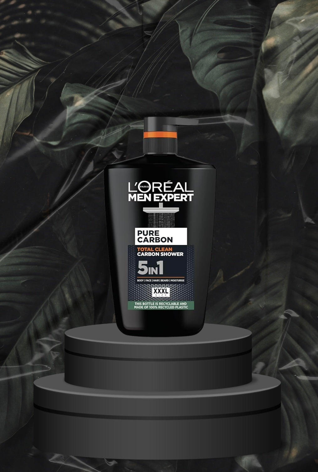 Men Expert Pure Carbon 5in1 Shower Gel 1L