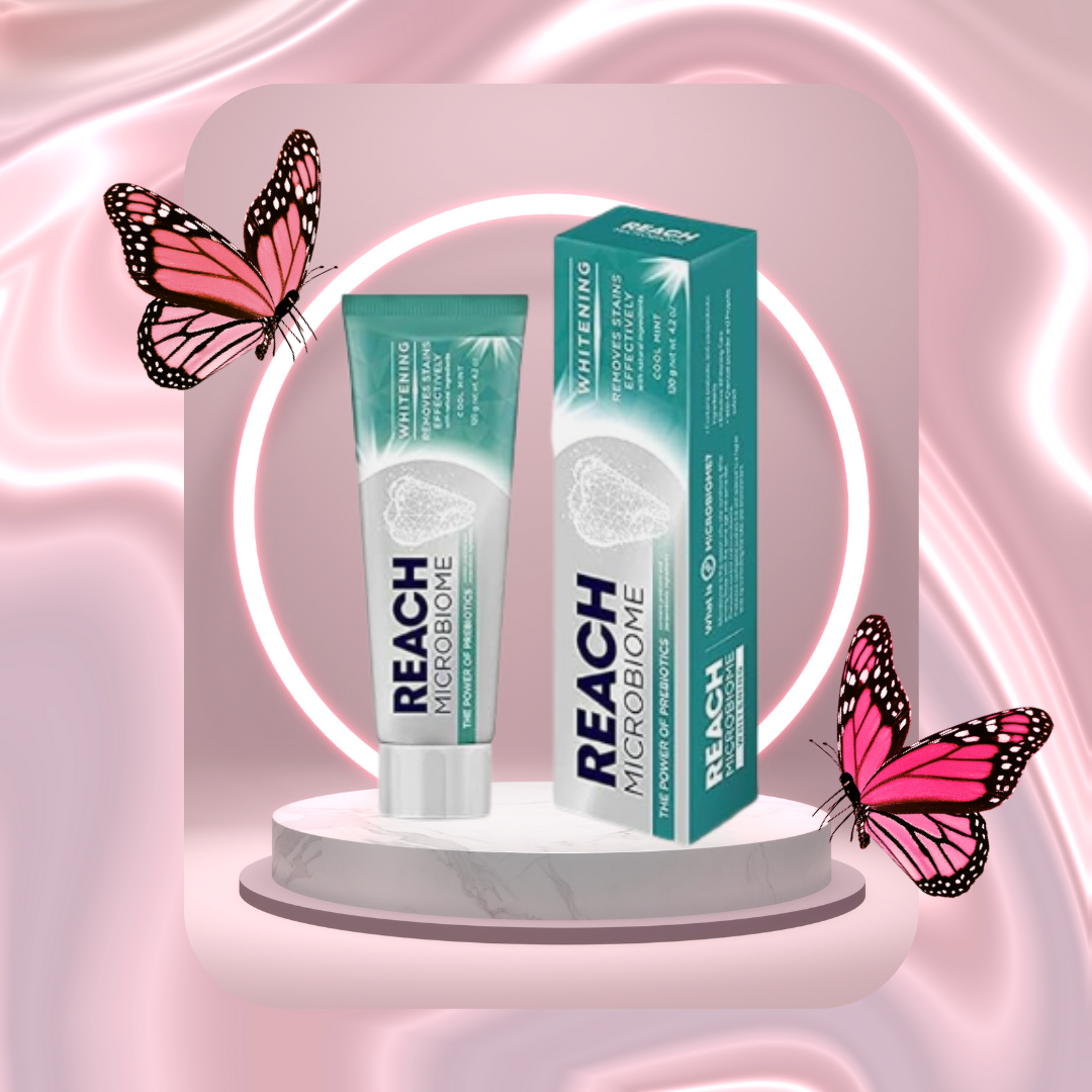 REACH Microbiome Toothpaste Whitening 120g - Cool Mint Flavour
