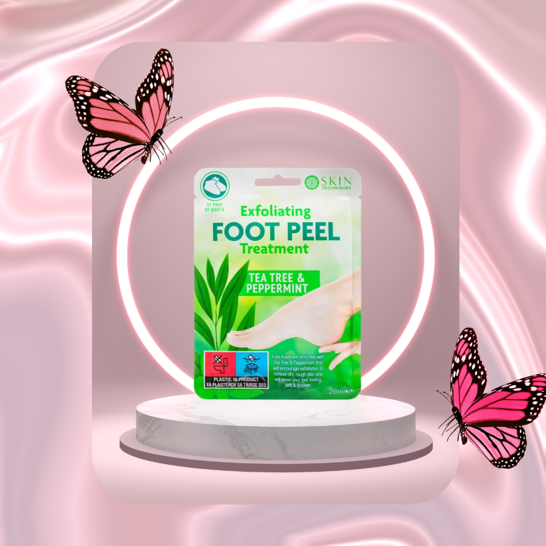 Exfoliating Foot Peel Mask - Tea Tree & Peppermint