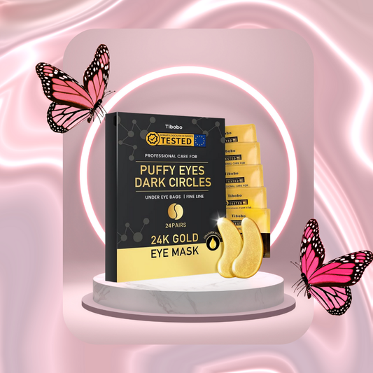 24K Gold Under Eye Patches - 24 Pairs