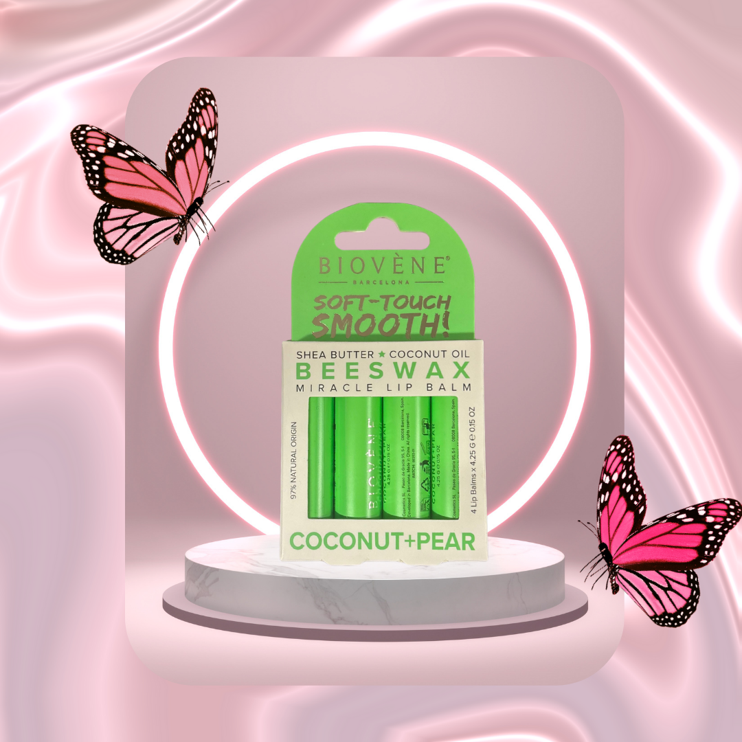 Soft Touch Beeswax Lip Balm - 4 Pack