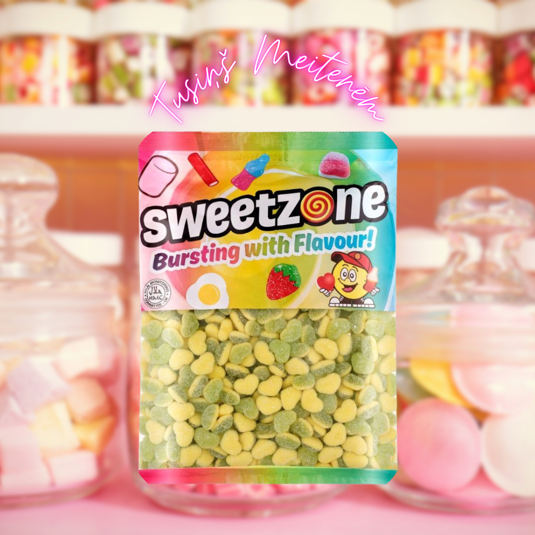 1kg Apple and Custard Hearts