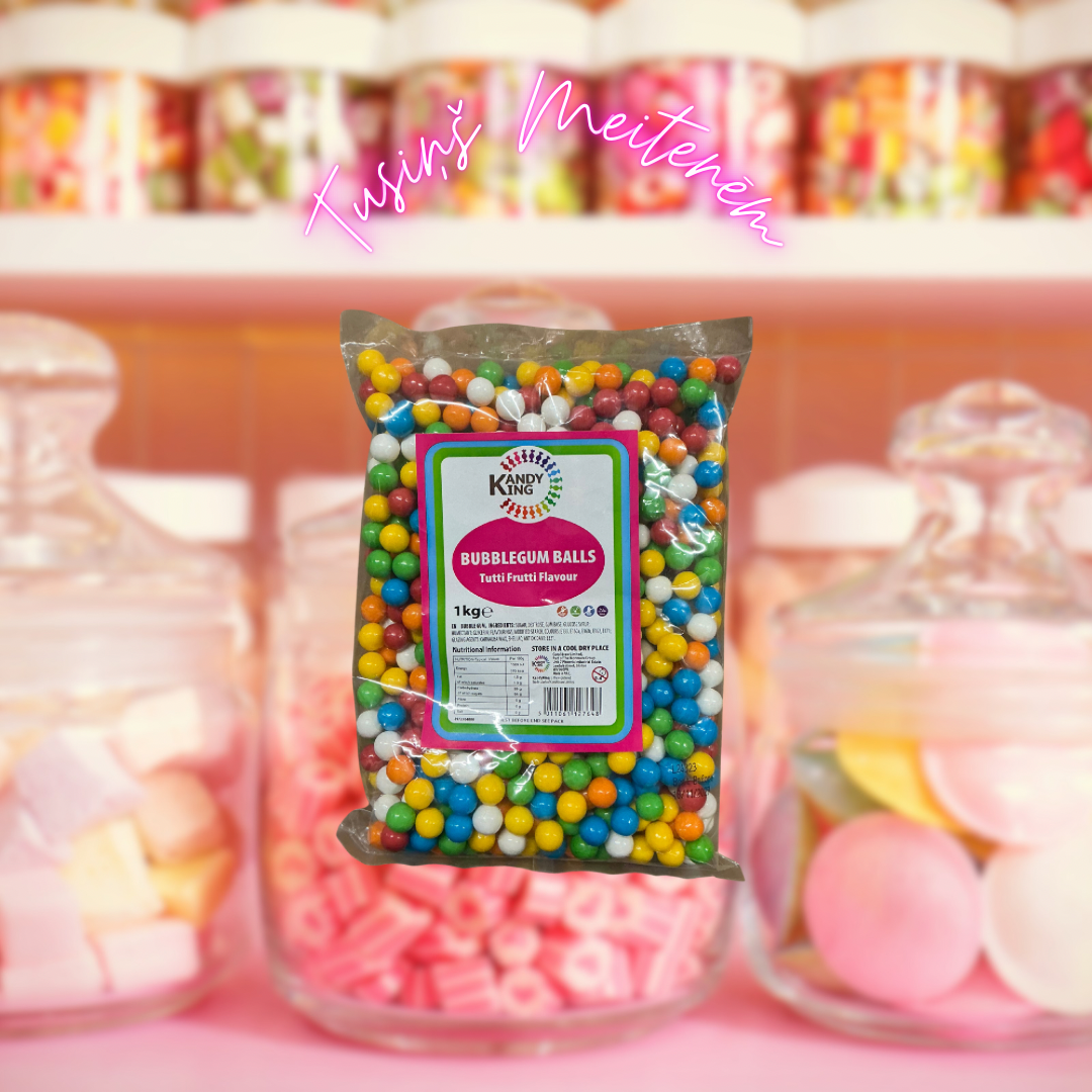 1kg Small Bubblegum Balls