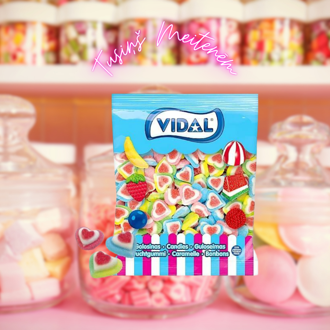 1kg Multi Coloured Hearts