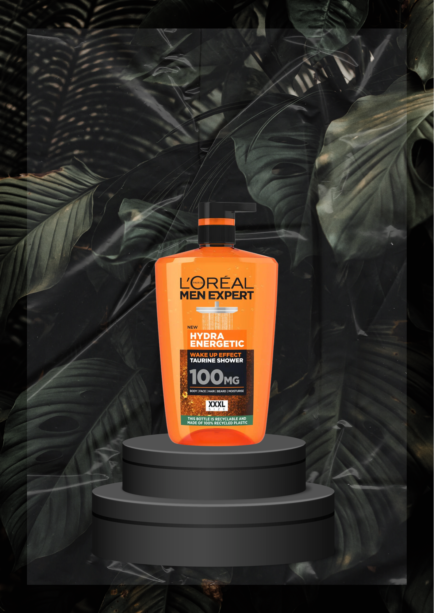 Men Expert Hydra Energetic Taurine 5 in 1 Shower Gel