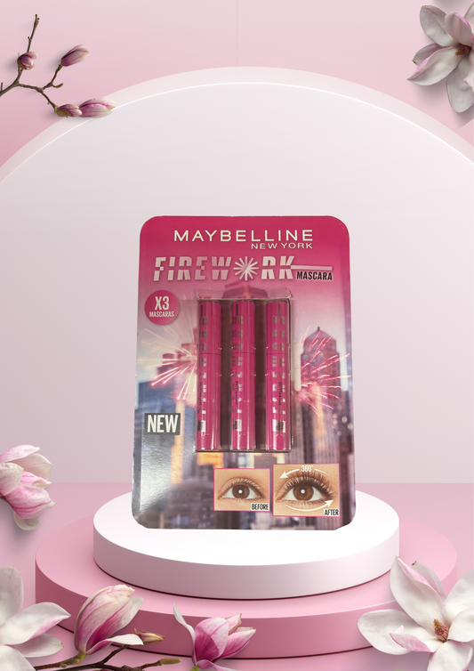 Sensational Firework Volumising Mascara - Black (x1 Tube)