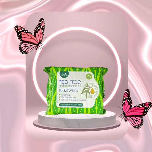Tea Tree Facial Wipes - 25 Wipes