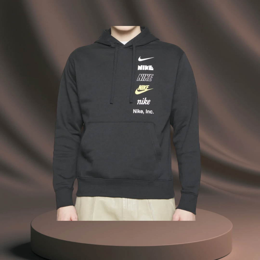 Men's Black Nike Multi-text Tracksuit