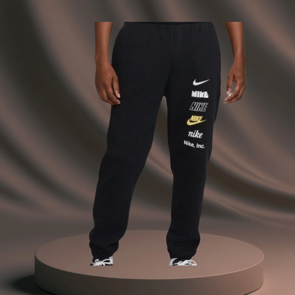 Men's Black Nike Multi-text Tracksuit
