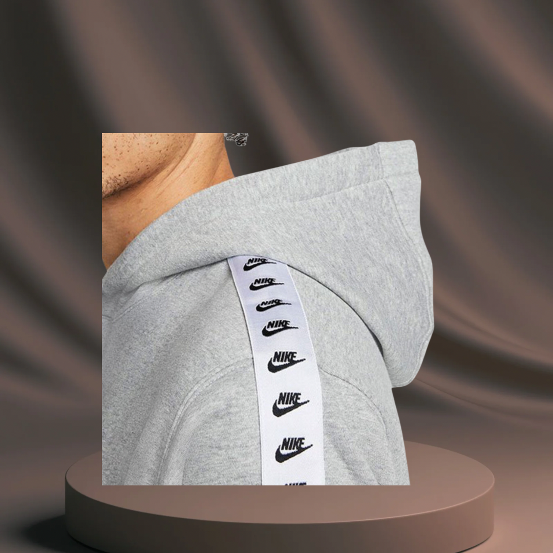 Men's Nike Grey Tracksuit - White Stripe