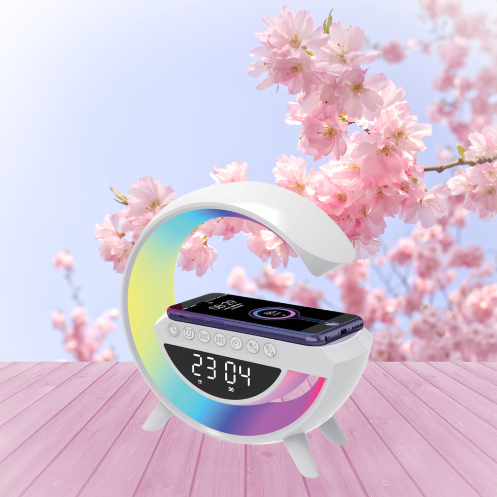 LED Wireless Charging Speaker and Alarm Clock