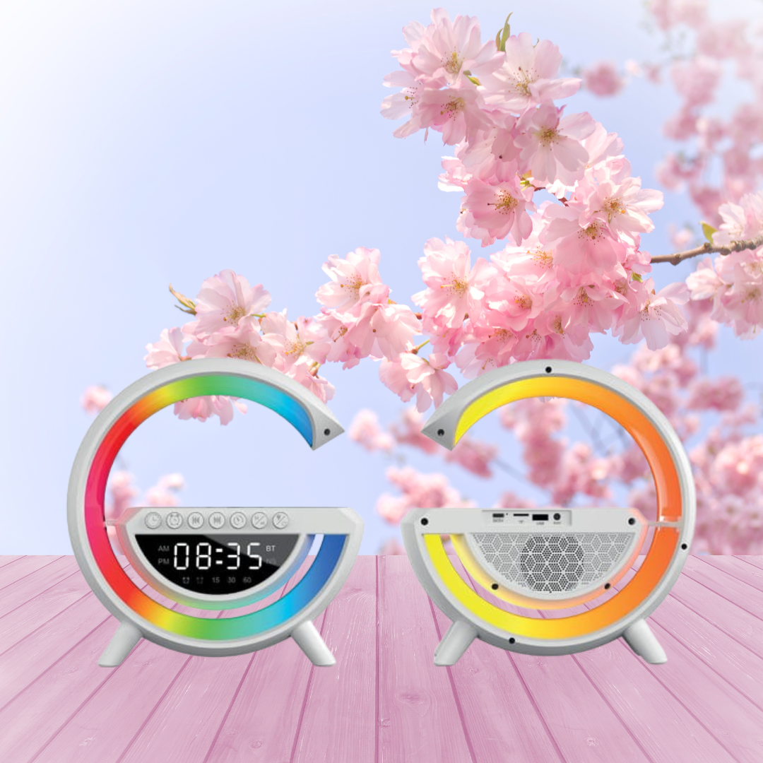 LED Wireless Charging Speaker and Alarm Clock
