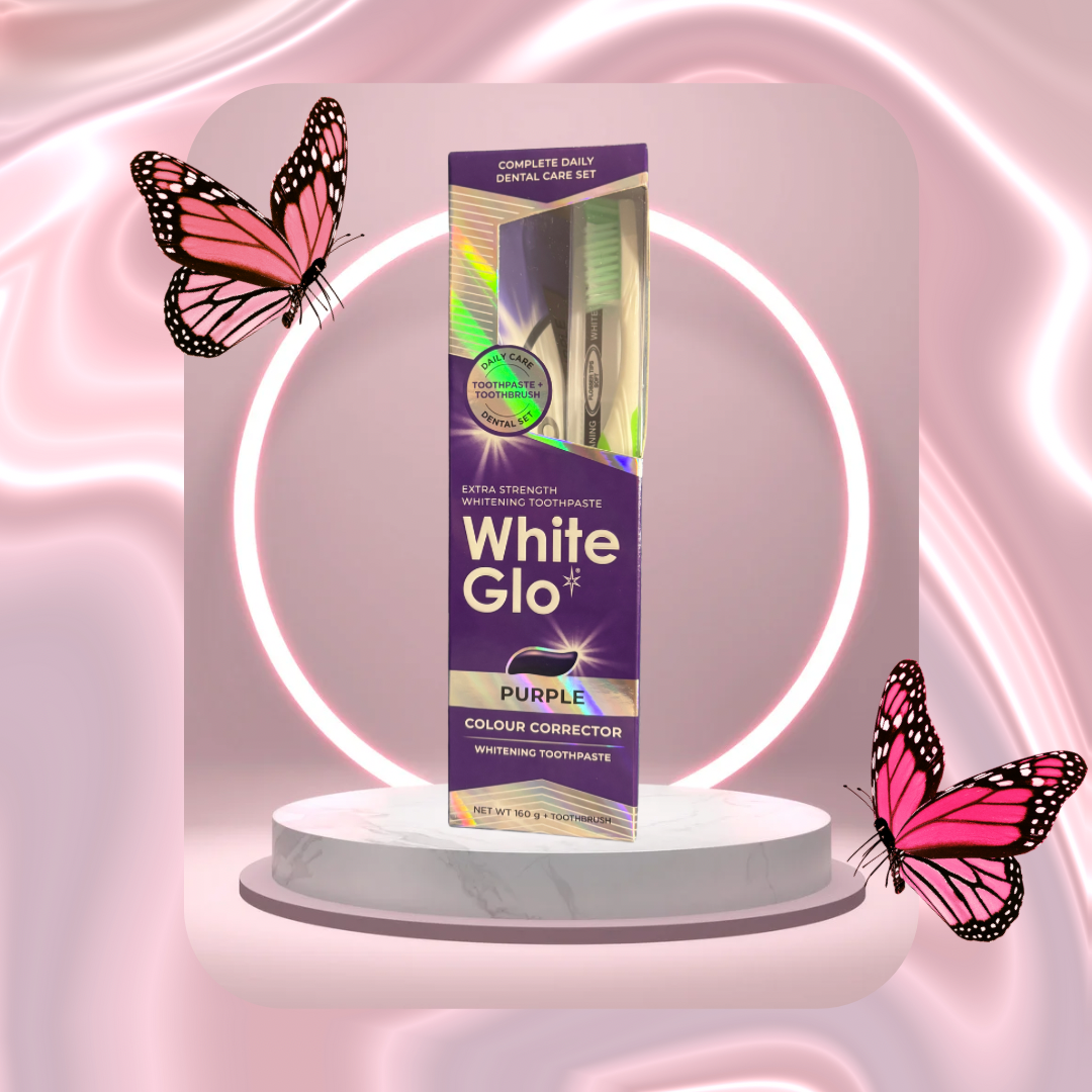 Purple Colour Corrector Toothbrush + Toothpaste - 160g