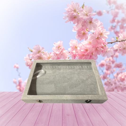 Necklace Display (Long) Case - Grey