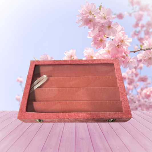 Earring Display Case - Pink