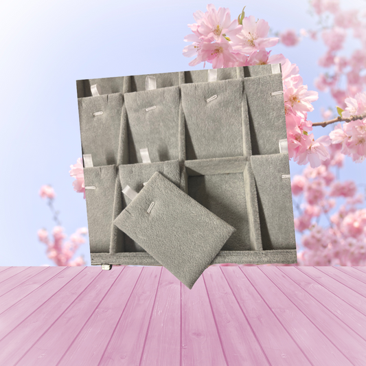 Necklace Display (Cube) Case - Grey