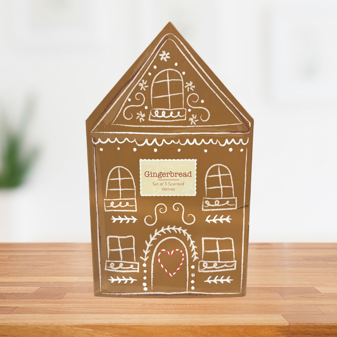 Gingerbread Scented Votive Candles - 5 Pack