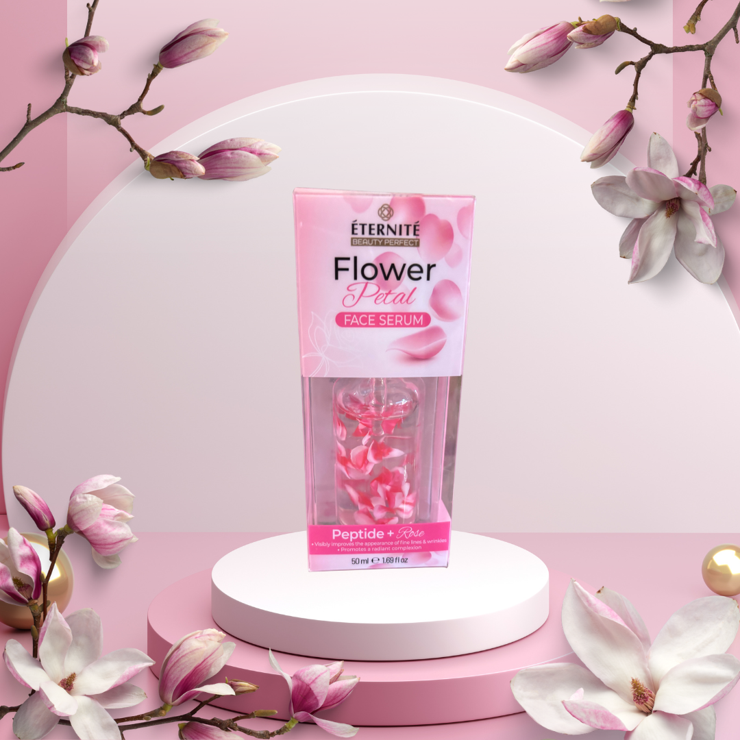 Flower Petal Face Serum 50ml - Peptide & Rose