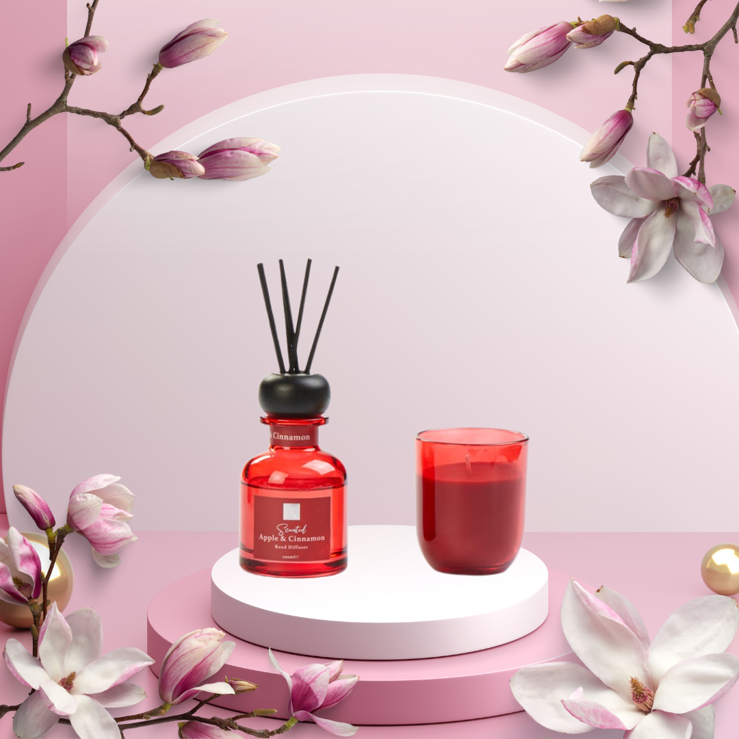 Scented Candle & Reed Diffuser Gift Set