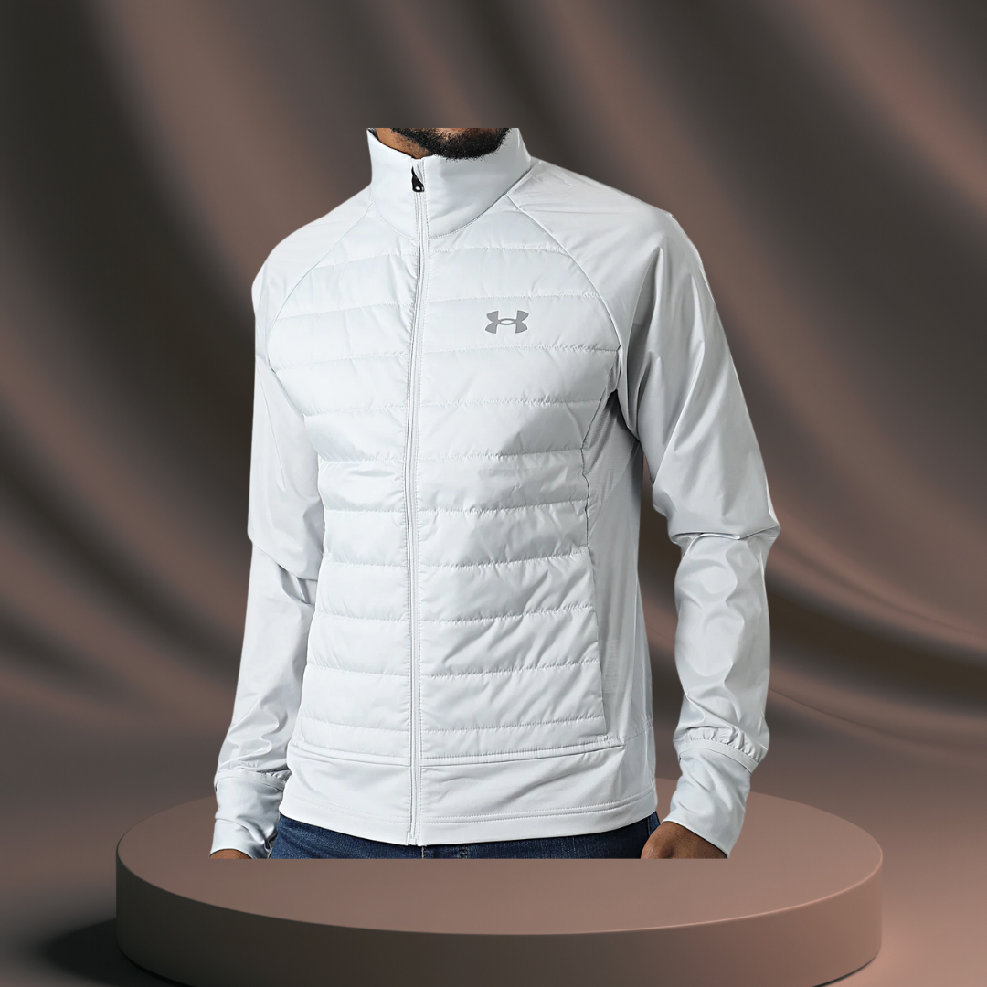 Vīriešu pelēka Under Armour vieglā jaka