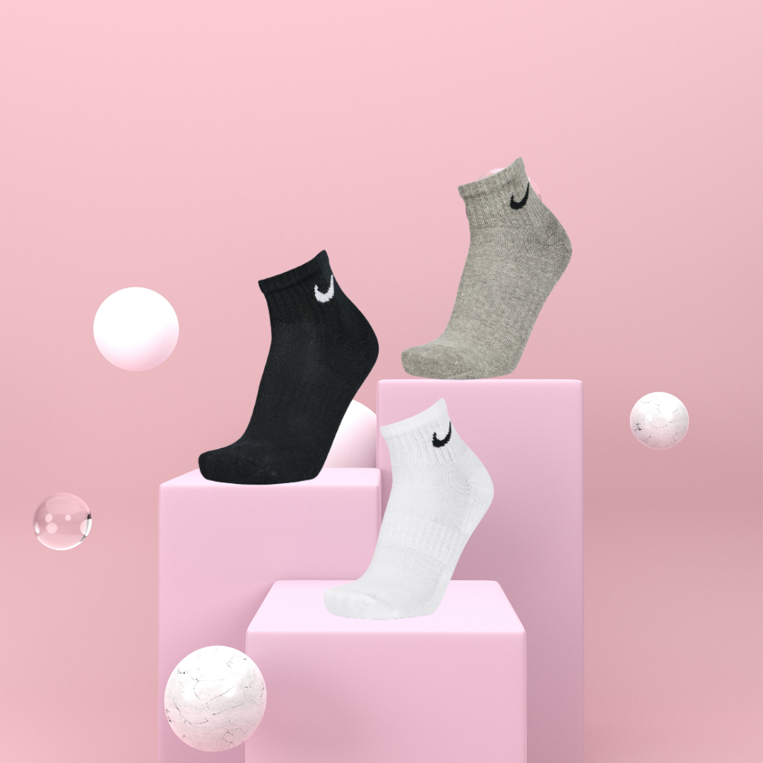 Nike Ankle Socks - 3 Pack