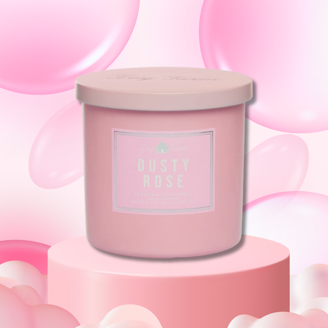 Ivy Farm 350g Candle - Dusty Rose