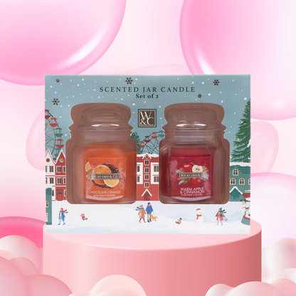 Wickford & Co Scented Jar Candles - Set of 2