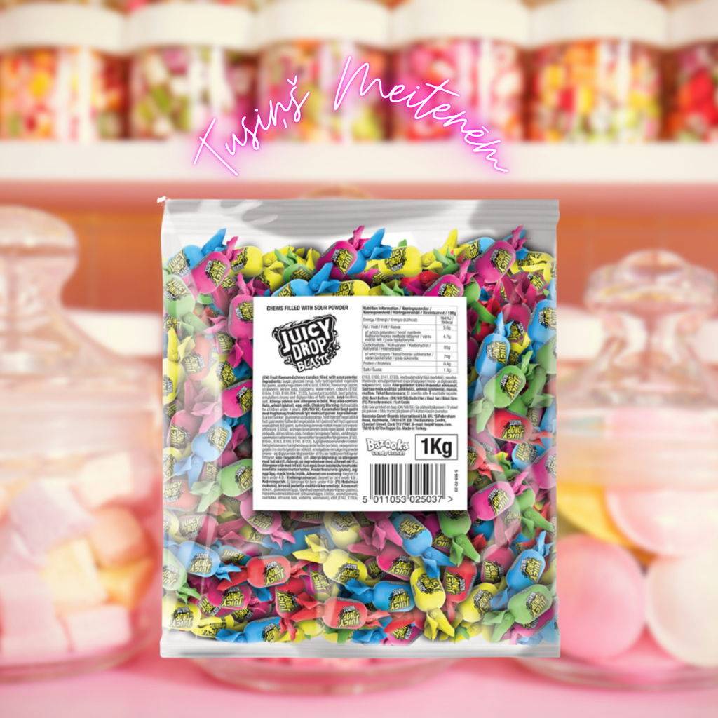 1kg Assorted Juicy Drop Blasts